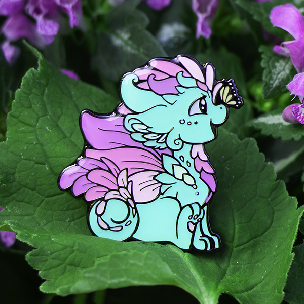 Blossom Enamel Pin | Dragons & Beasties – Dragons and Beasties