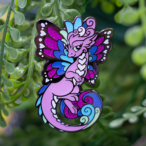 Fiona 'Classic' Enamel Pin | Dragons & Beasties – Dragons and Beasties