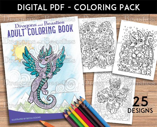 Adult Coloring Pack (Downloadable)