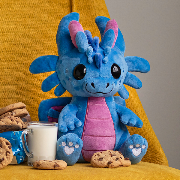 Rainbow top dragon plush