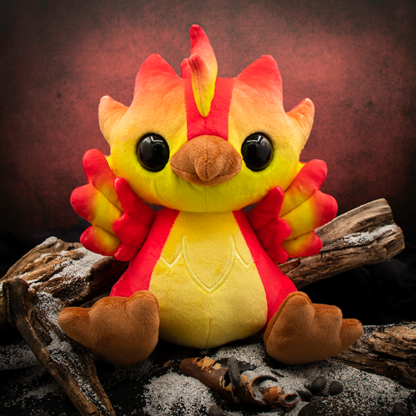 Ember 'Classic' Phoenix Plush | Dragons and Beasties