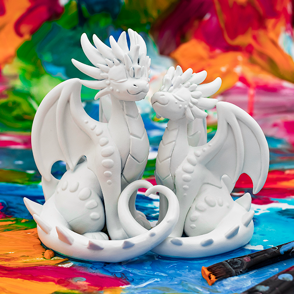 Paintable Figures – Dragons and Beasties